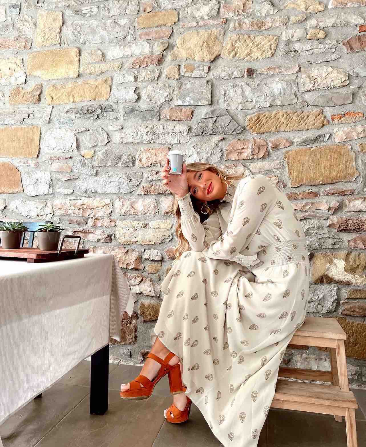 Alquiler Vestido gasa IVY OAK | Jointy