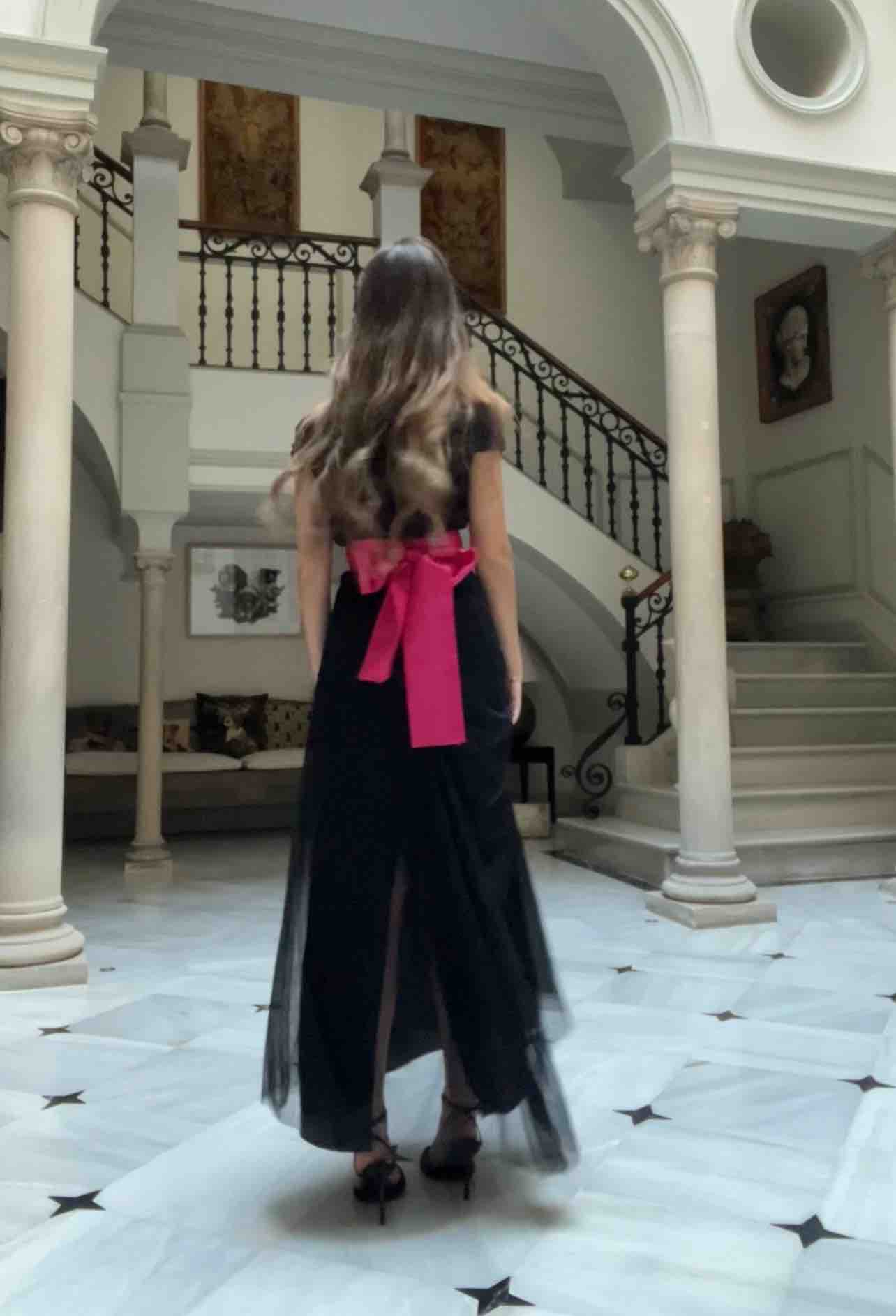 Alquiler Vestido Palabra de honor tul | Jointy