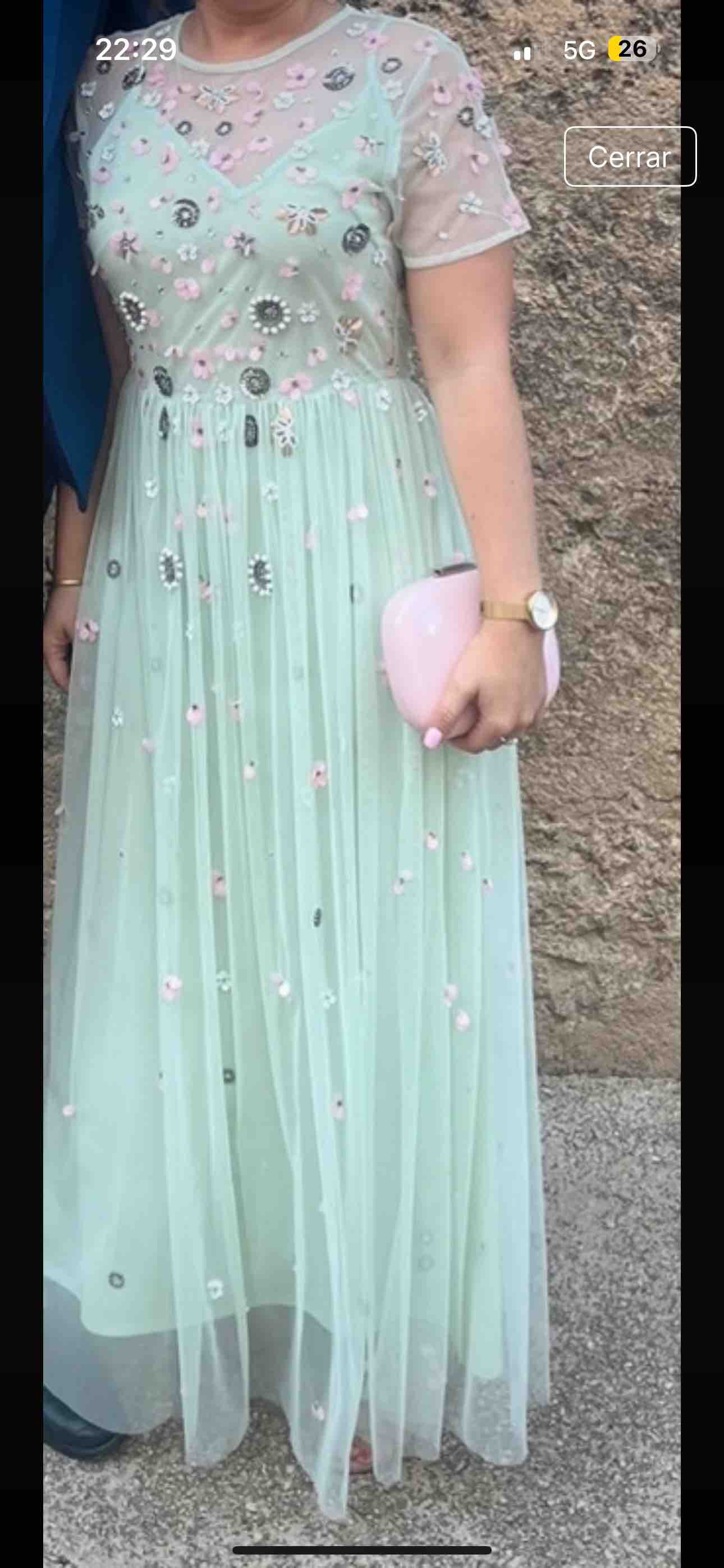 Alquiler Vestido coosy con pedrería | Jointy