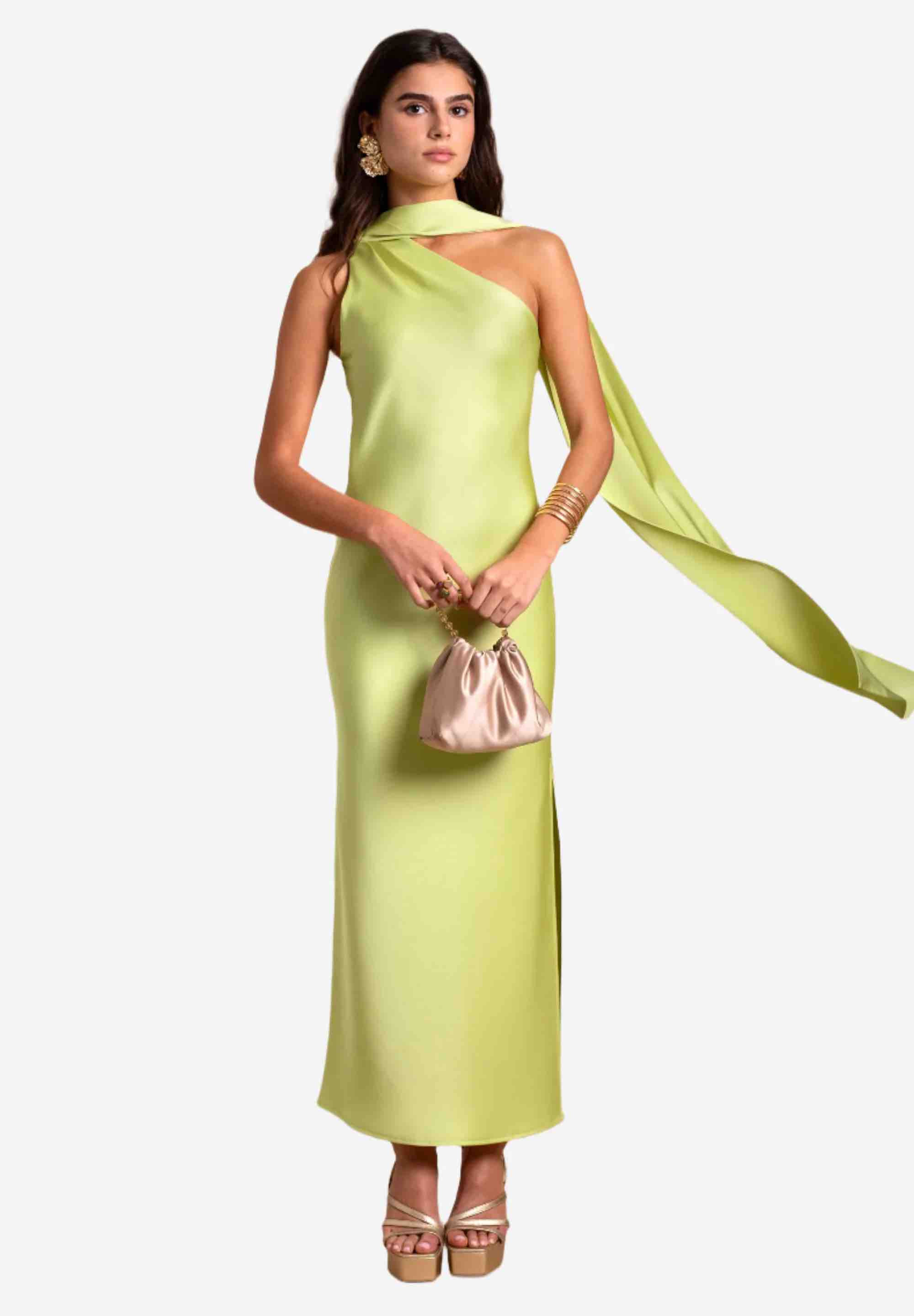 Alquiler Vestido de boda asimétrico | Jointy