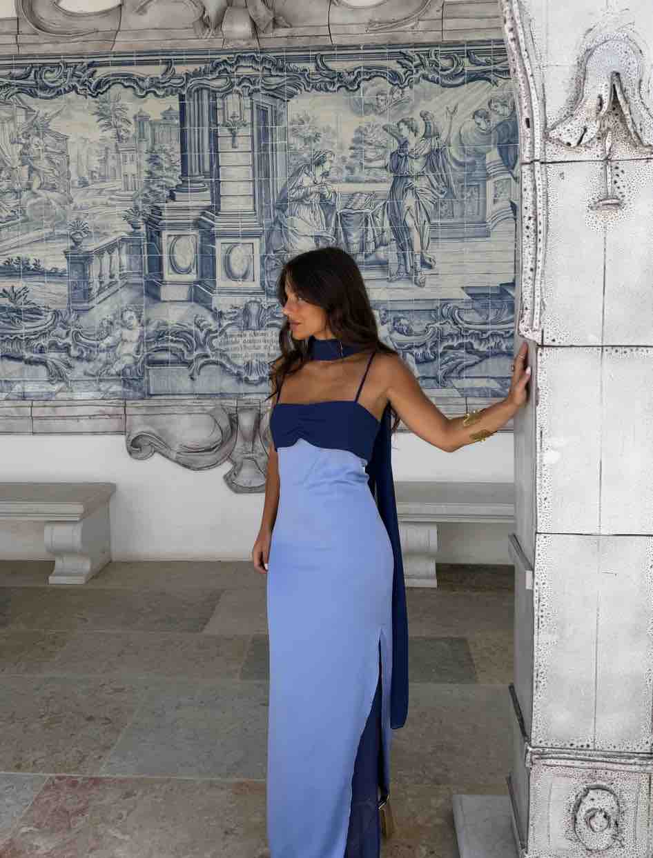Alquiler Vestido contraste | Jointy