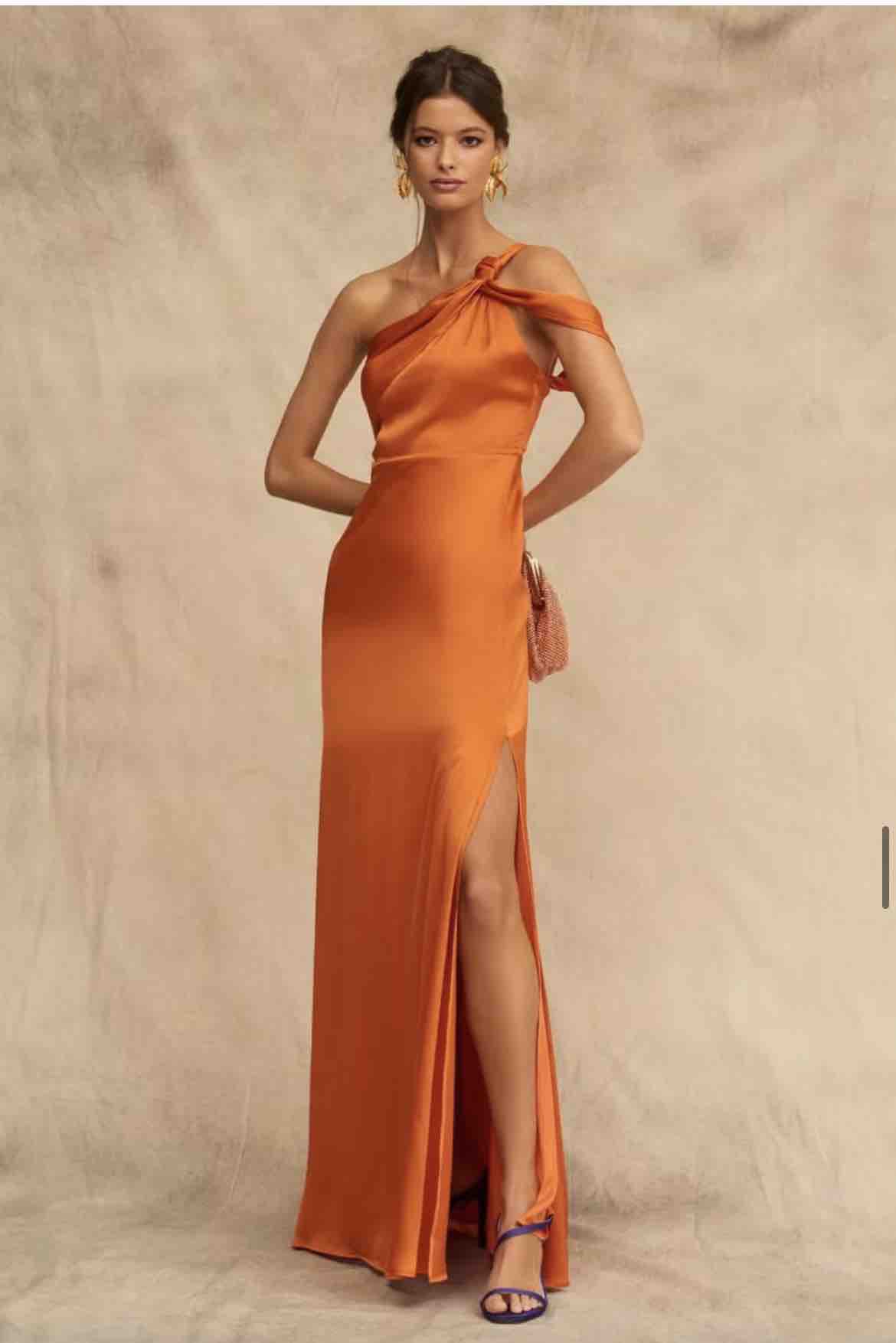 Alquiler Vestido naranja Lady Pipa | Jointy