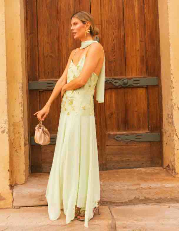 Alquiler Vestido verde estilo fairy | Jointy