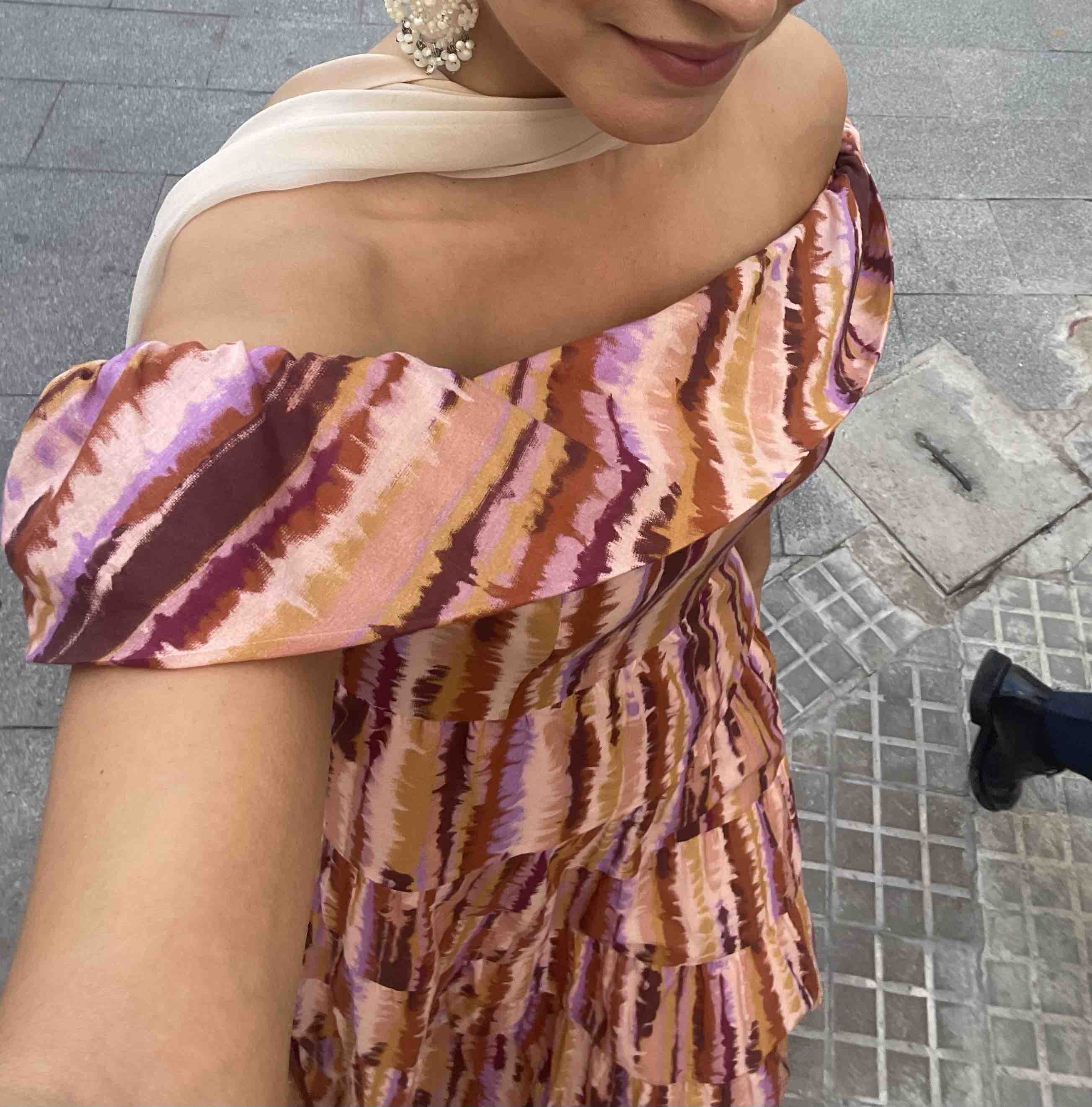 Alquiler Vestido tonos rosas pedro del hierro | Jointy