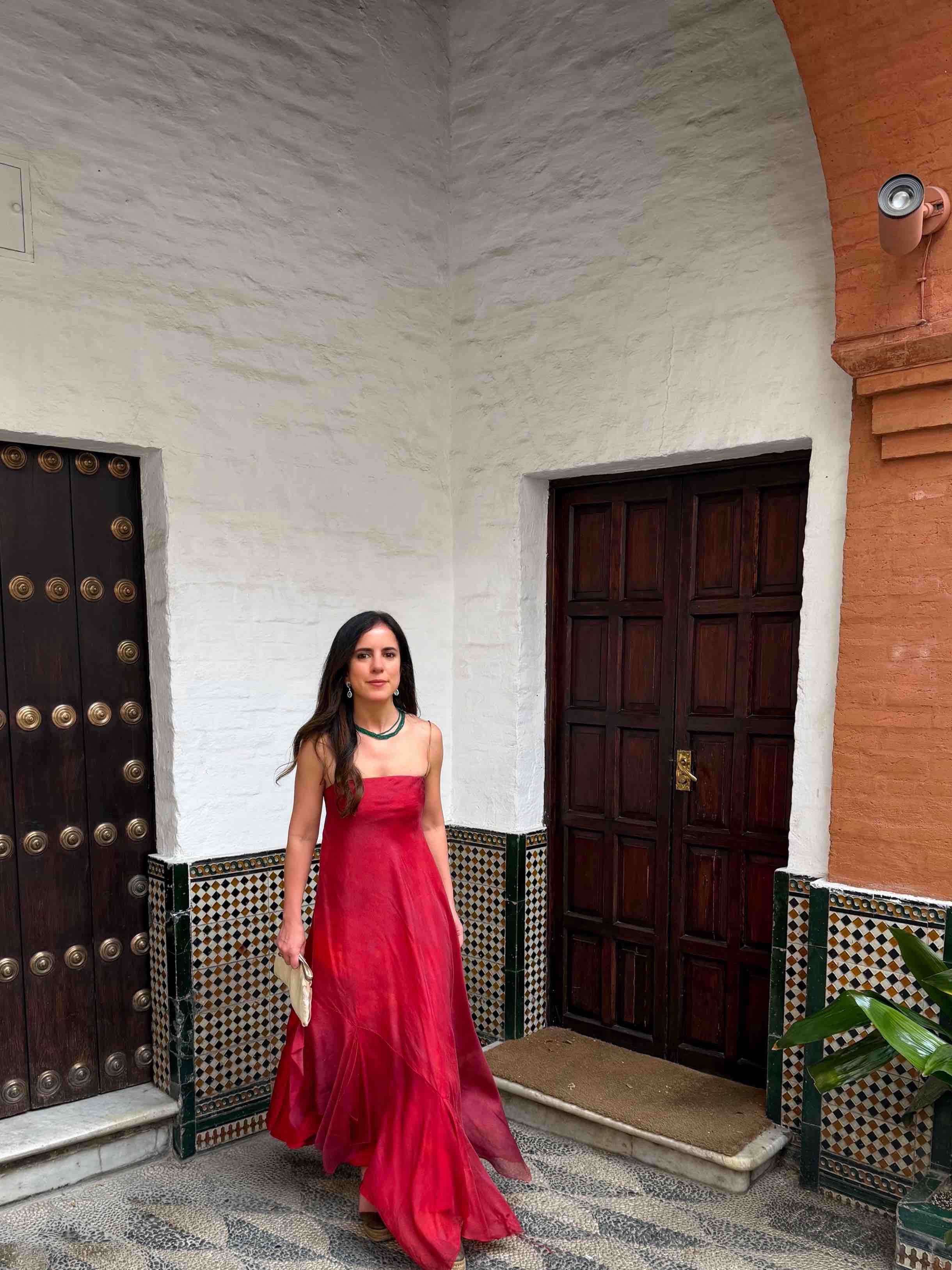 Alquiler Vestido rojo de organza de T.ba - invitada | Jointy