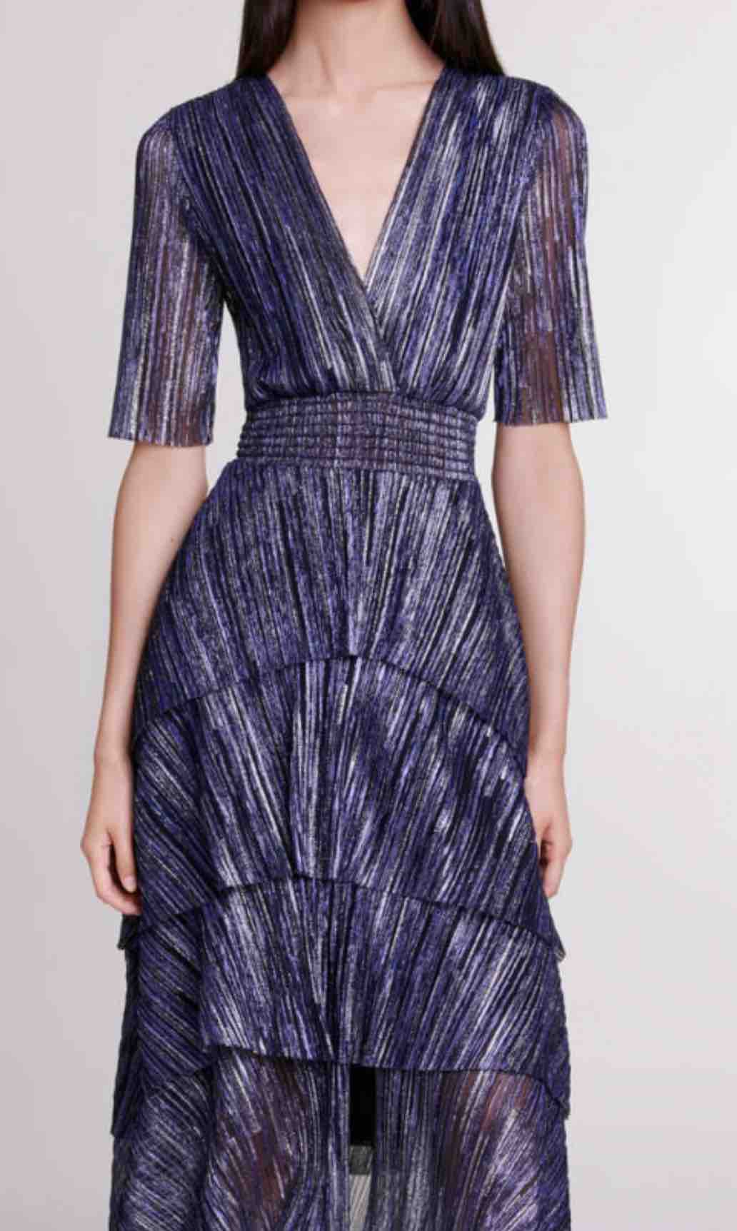 Alquiler Vestido Azul Maje | Jointy