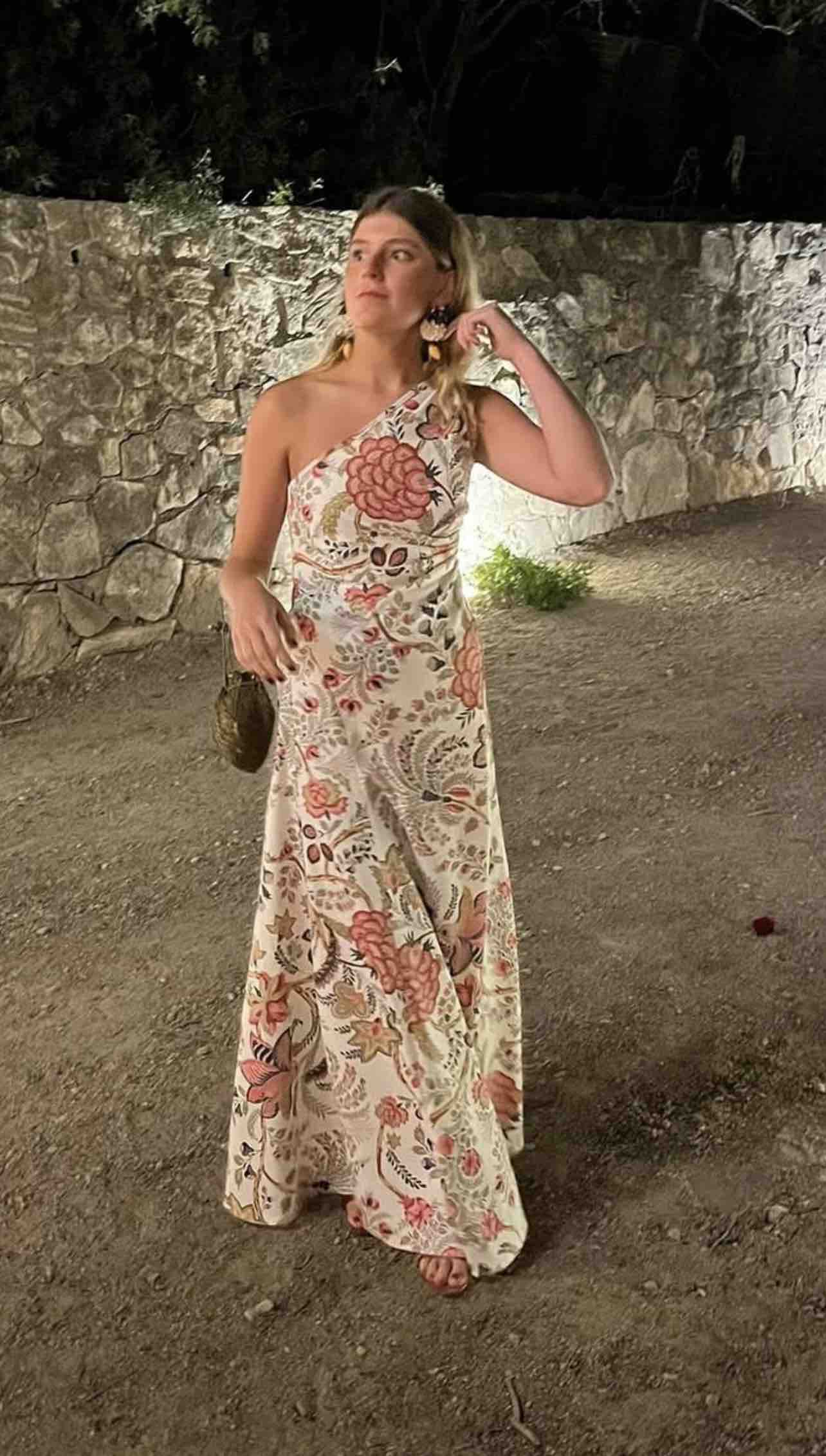 Alquiler Vestido invitada flores | Jointy