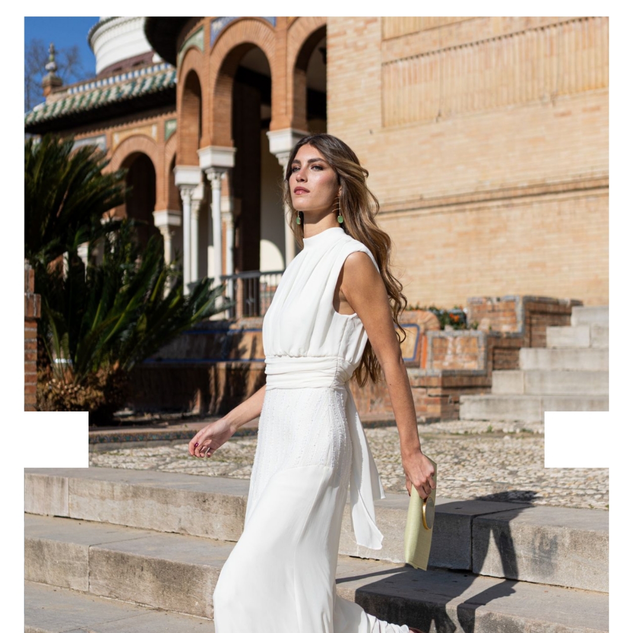 Alquiler vestido blanco roto | Jointy