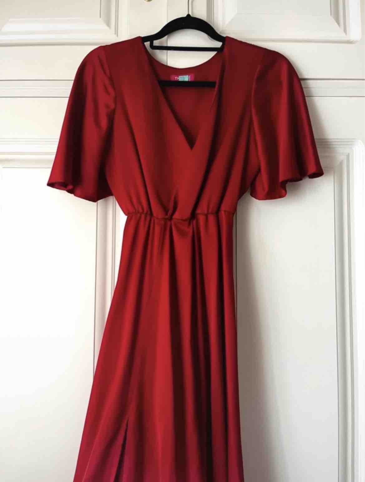 Alquiler Vestido largo de Invitada satén | Jointy