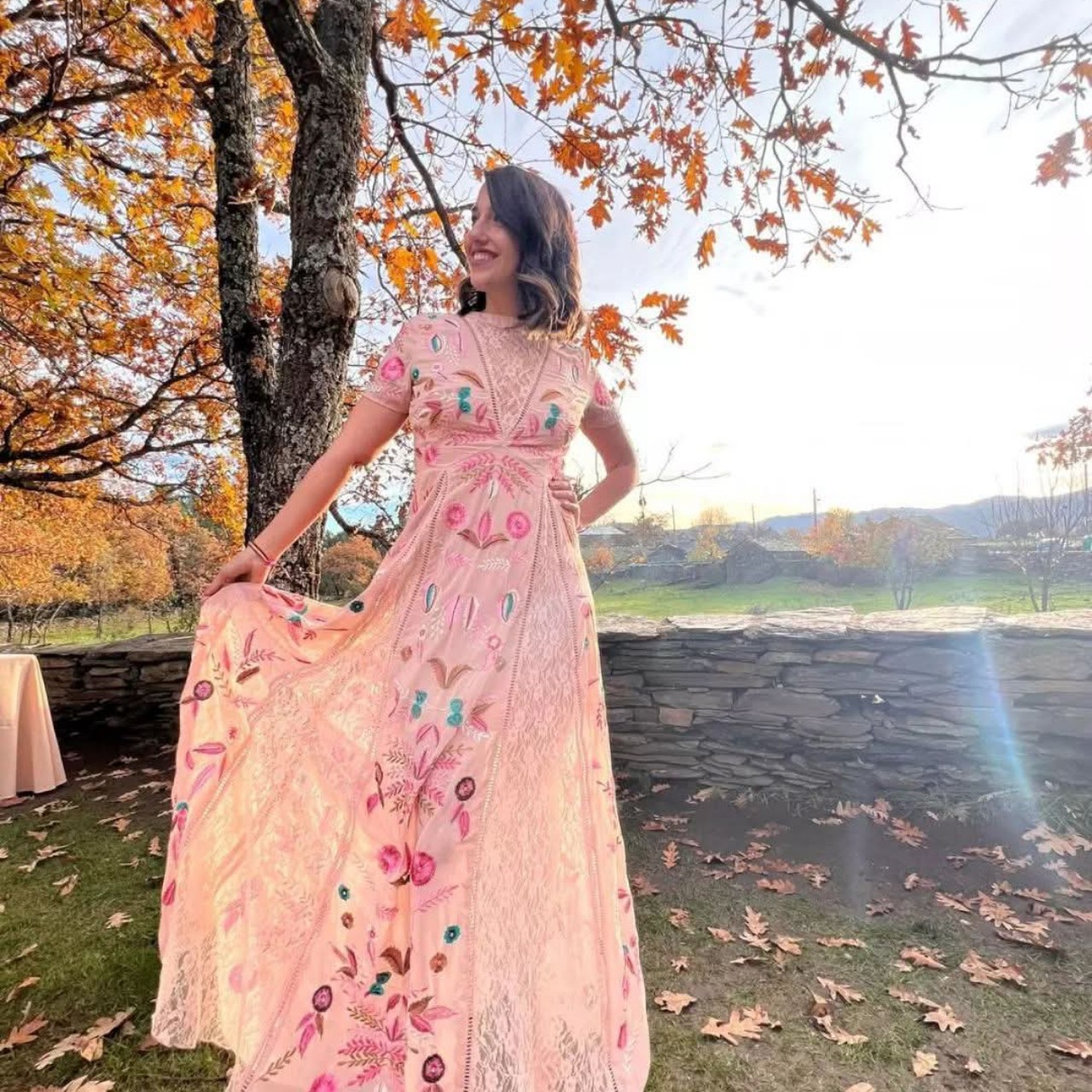 Alquiler Vestido de boda rosa palo | Jointy