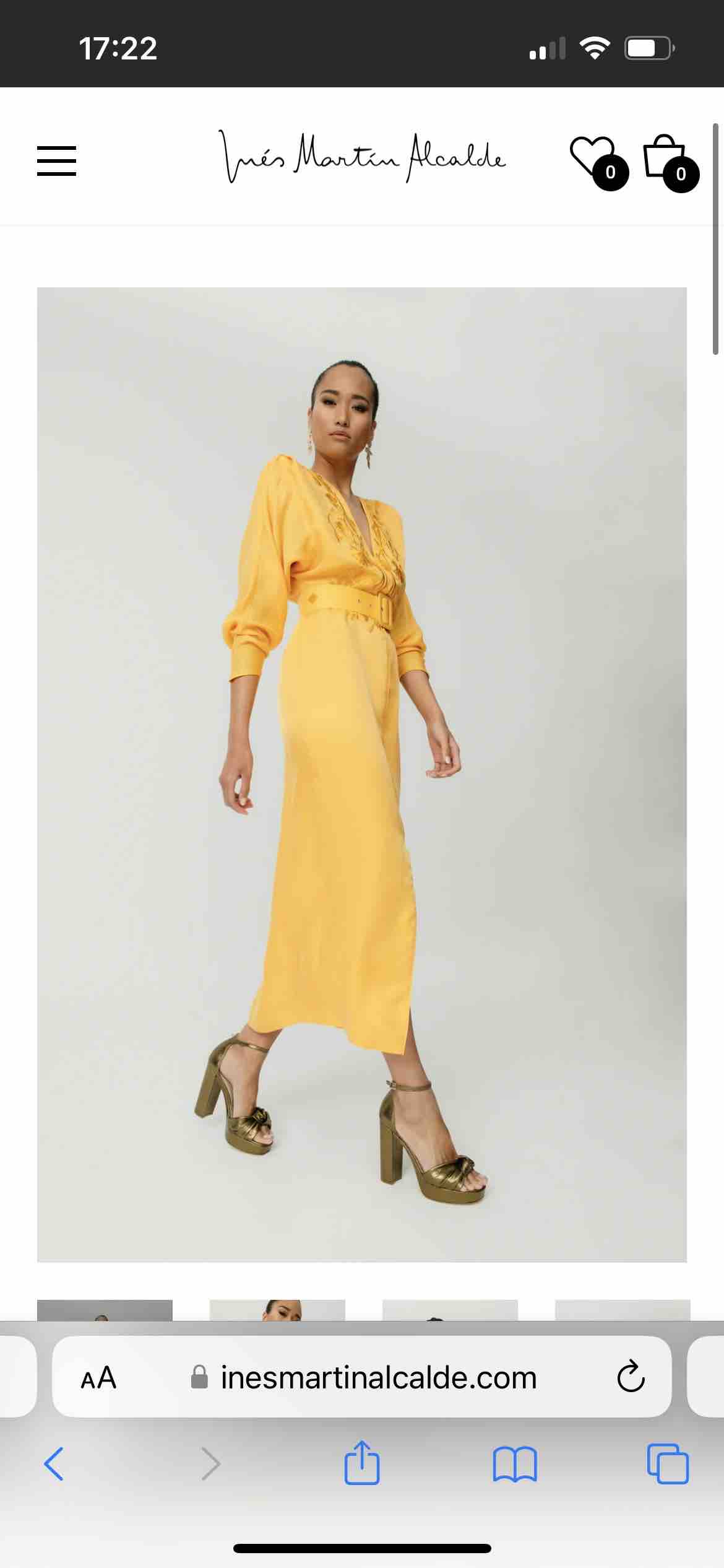 Alquiler Vestido Inés Martín Alcalde | Jointy