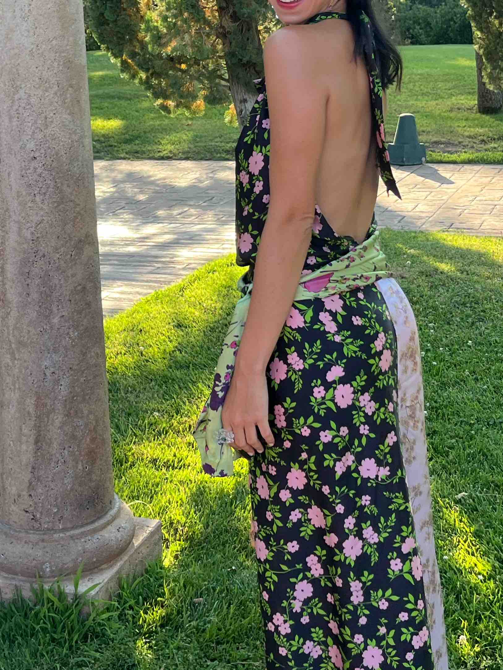 Alquiler Vestido invitada flores | Jointy
