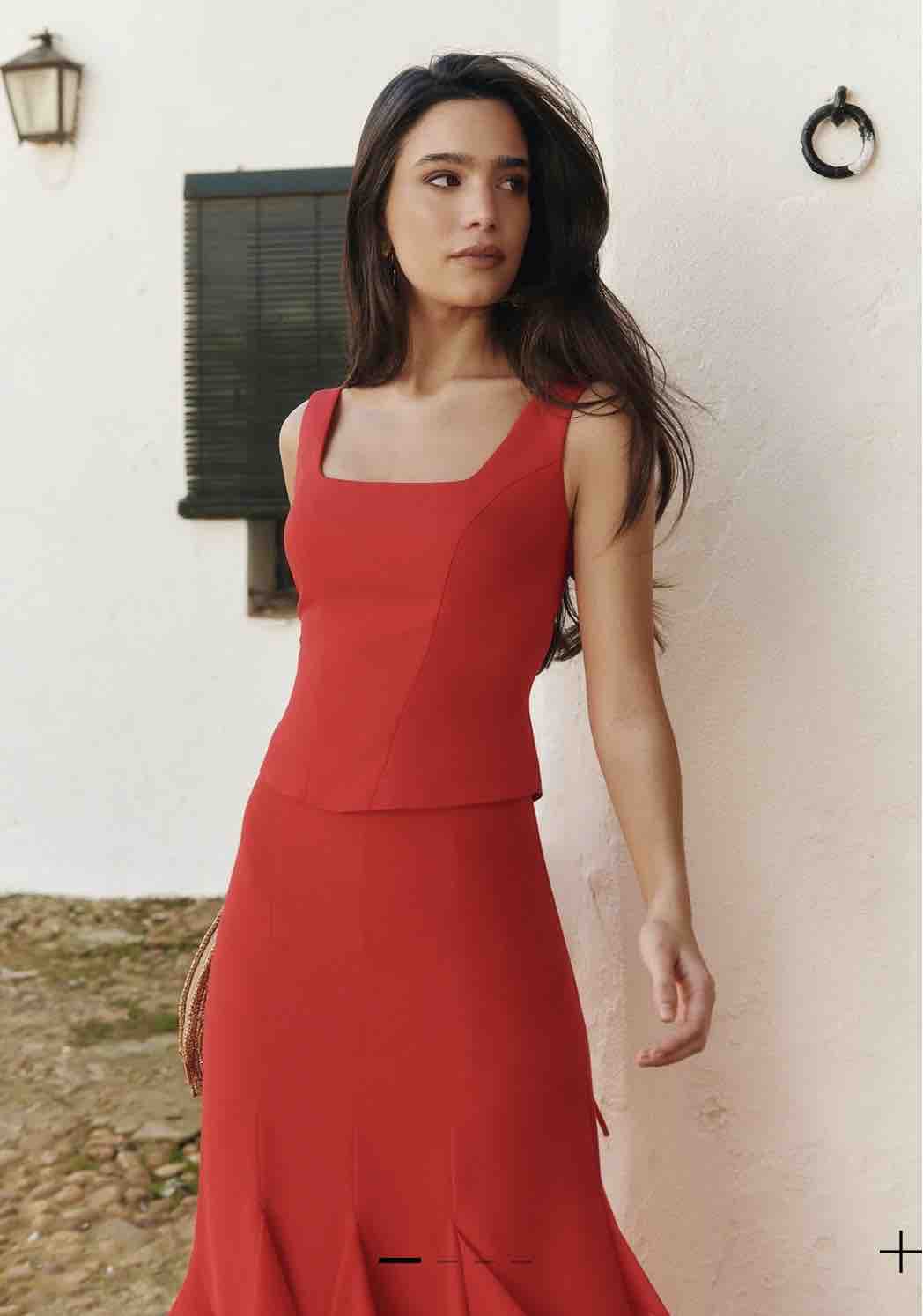 Alquiler Conjunto Samara rojo Miphai | Jointy