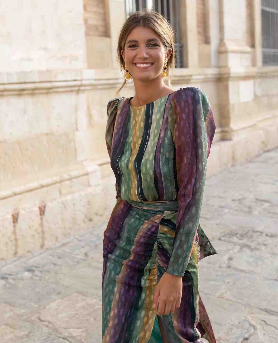 Alquiler Vestido midi estampado | Jointy