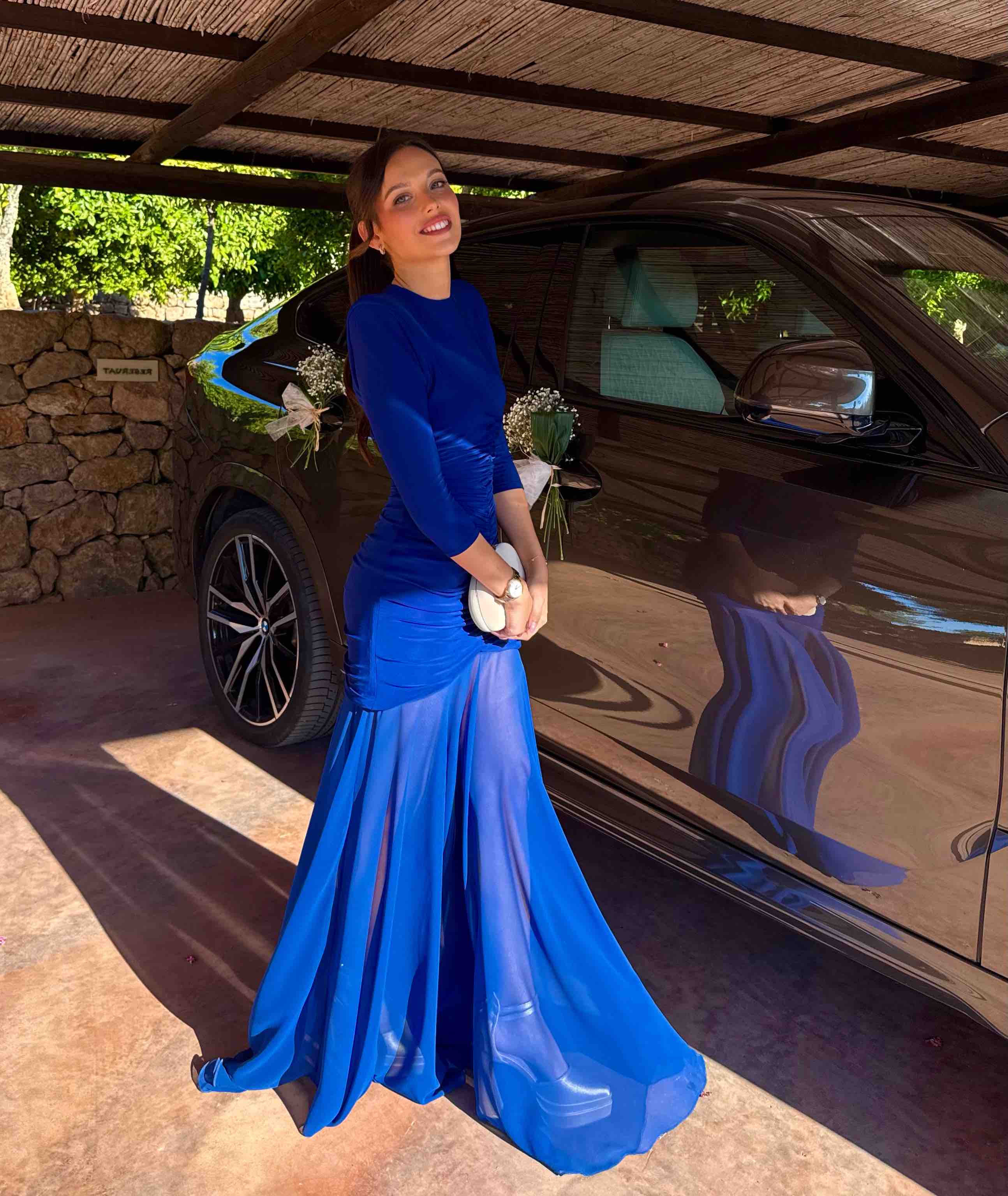 Alquiler Vestido Azul Eléctrico | Jointy