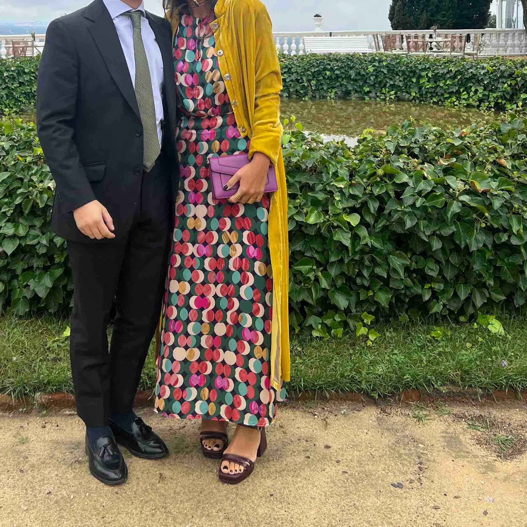 Alquiler Vestido lunares Veronica Pacheco | Jointy