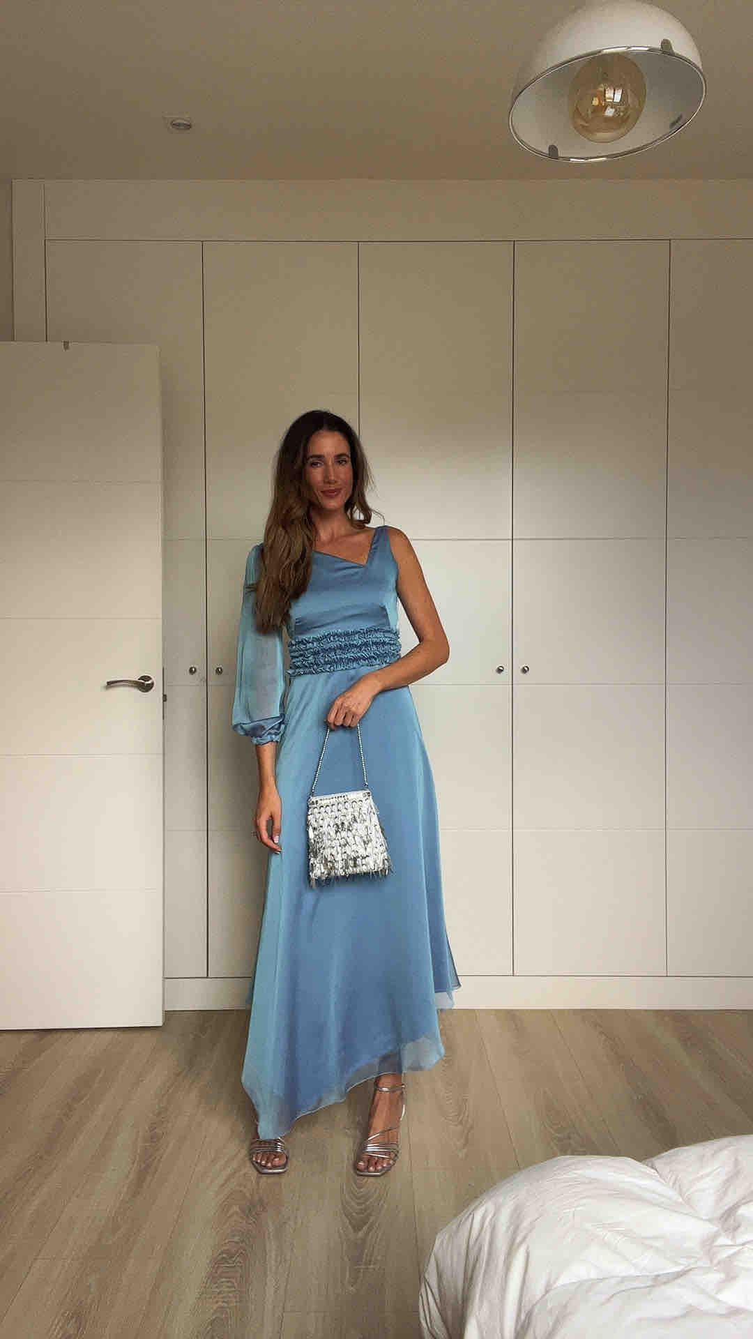 Alquiler Vestido invitada azul | Jointy