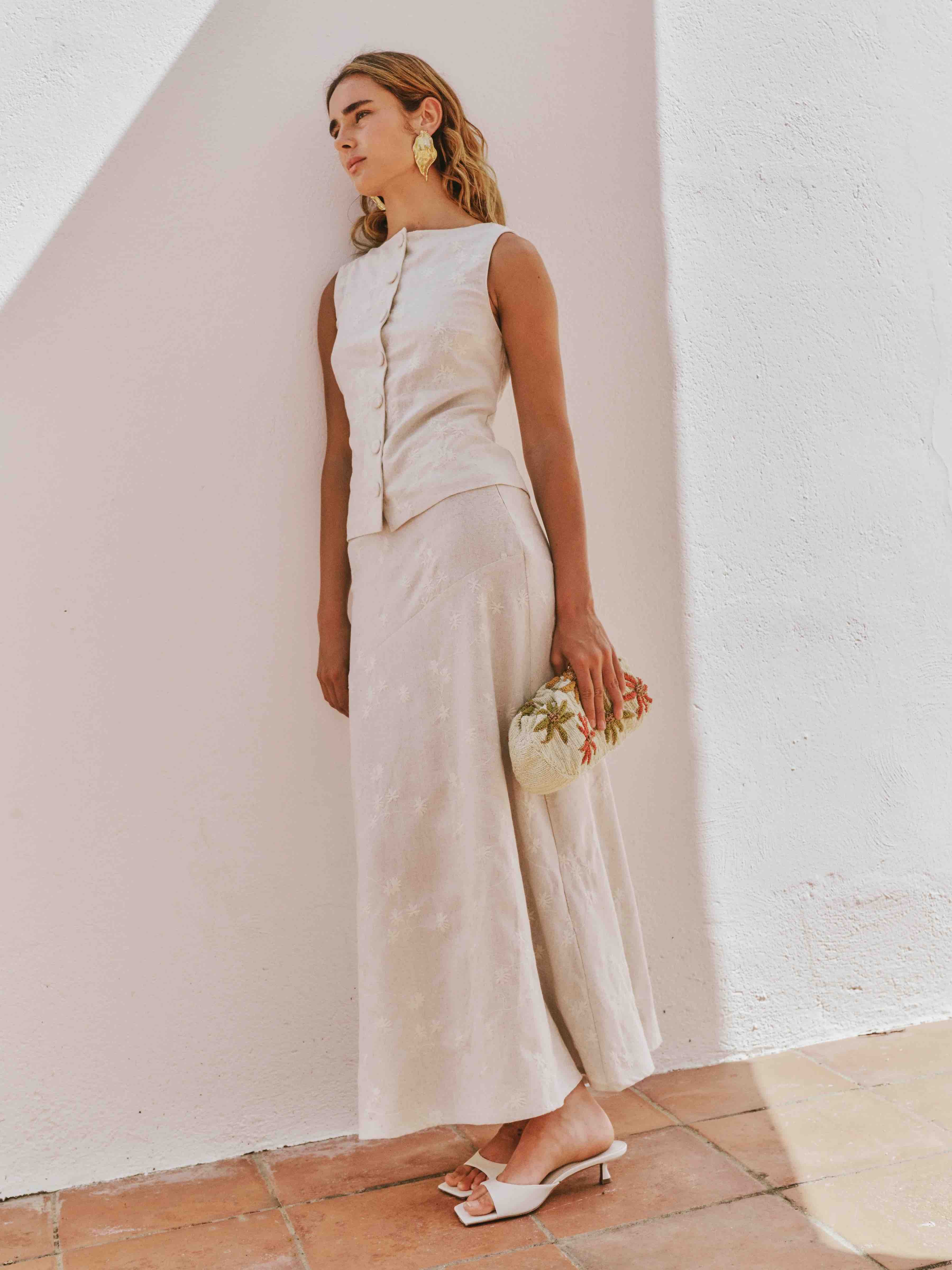 Alquiler Conjunto chaleco y falda Lily de Baymo | Jointy