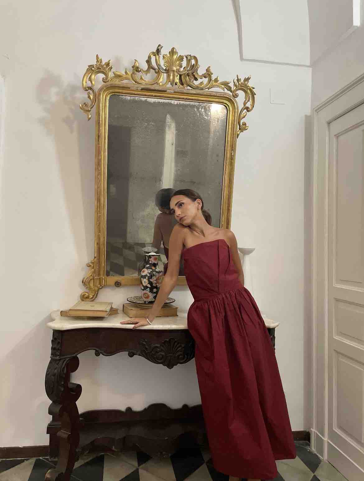 Alquiler Vestido de tafetan | Jointy