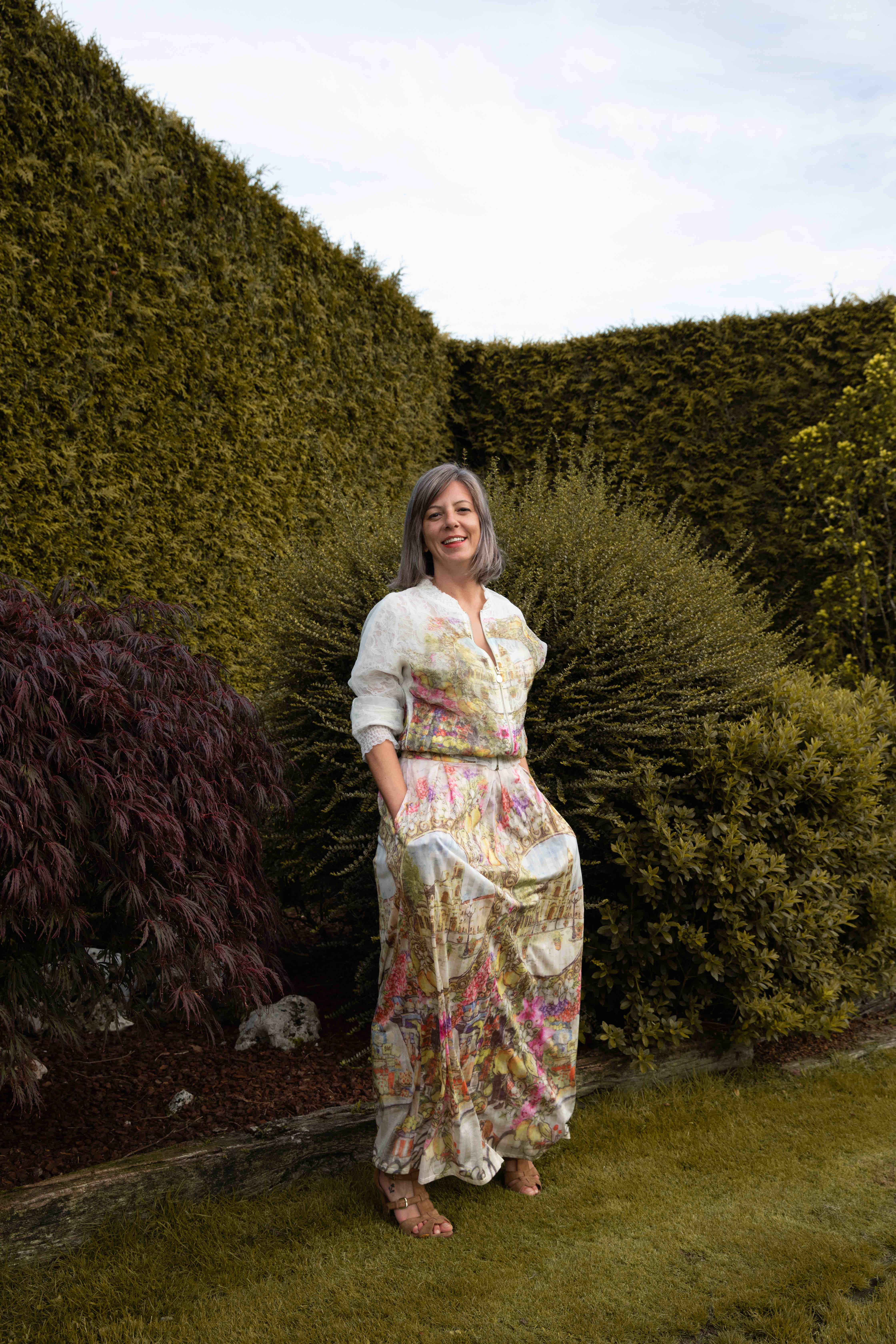 Alquiler Falda & Chaqueta estampado | Jointy