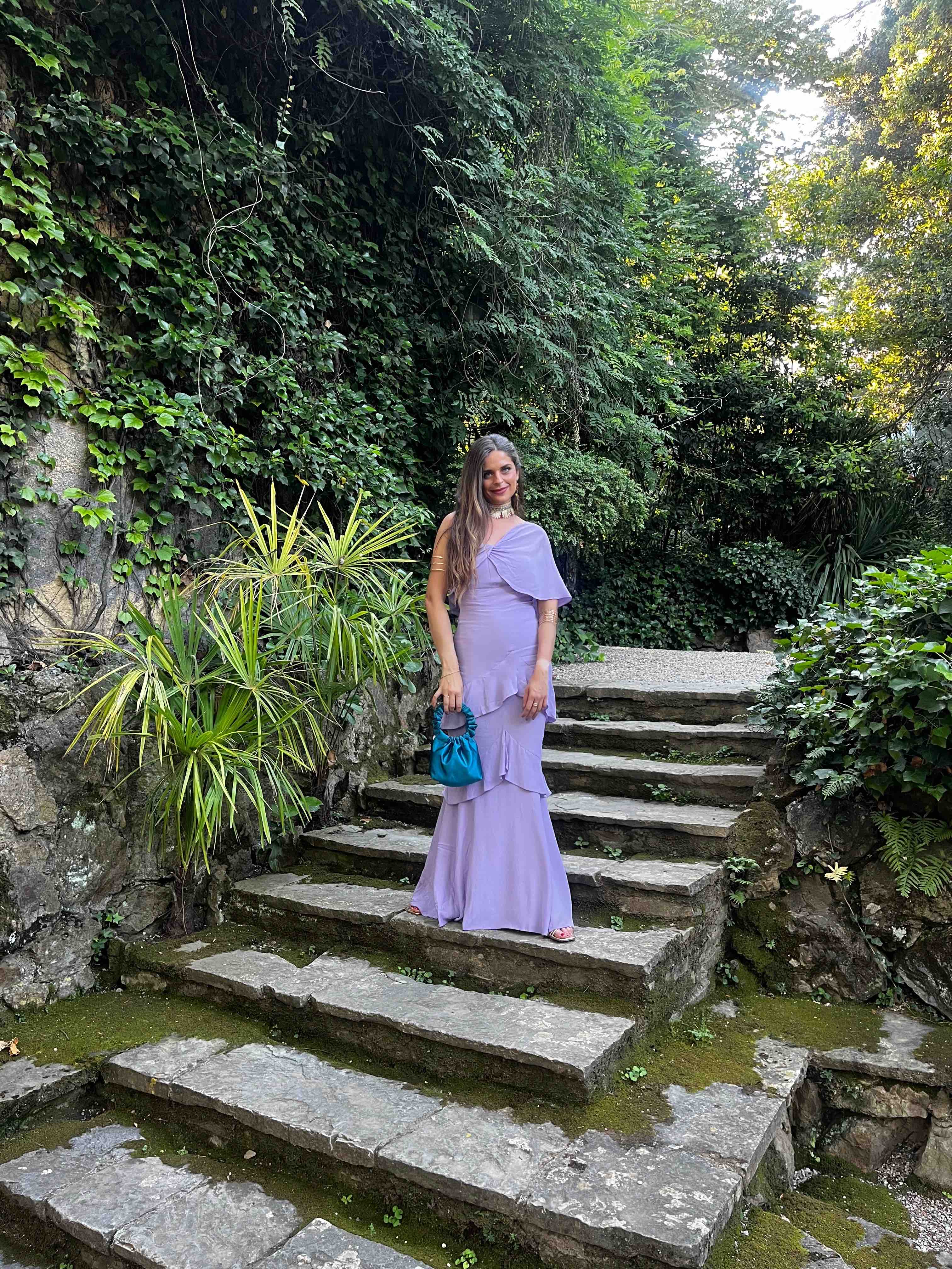 Alquiler Vestido Makira malva Dew & Corch | Jointy