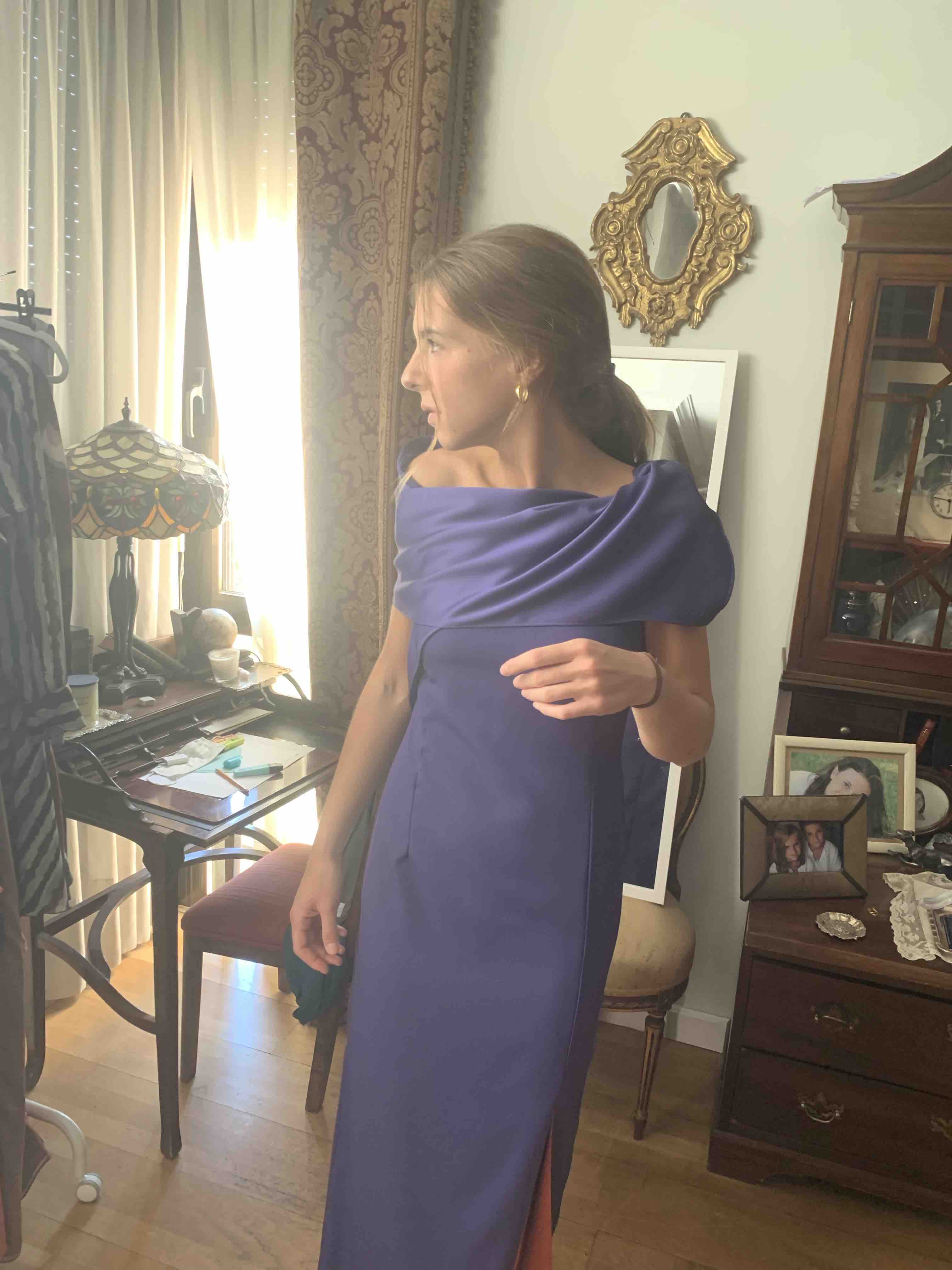 Alquiler Vestido morado largo | Jointy