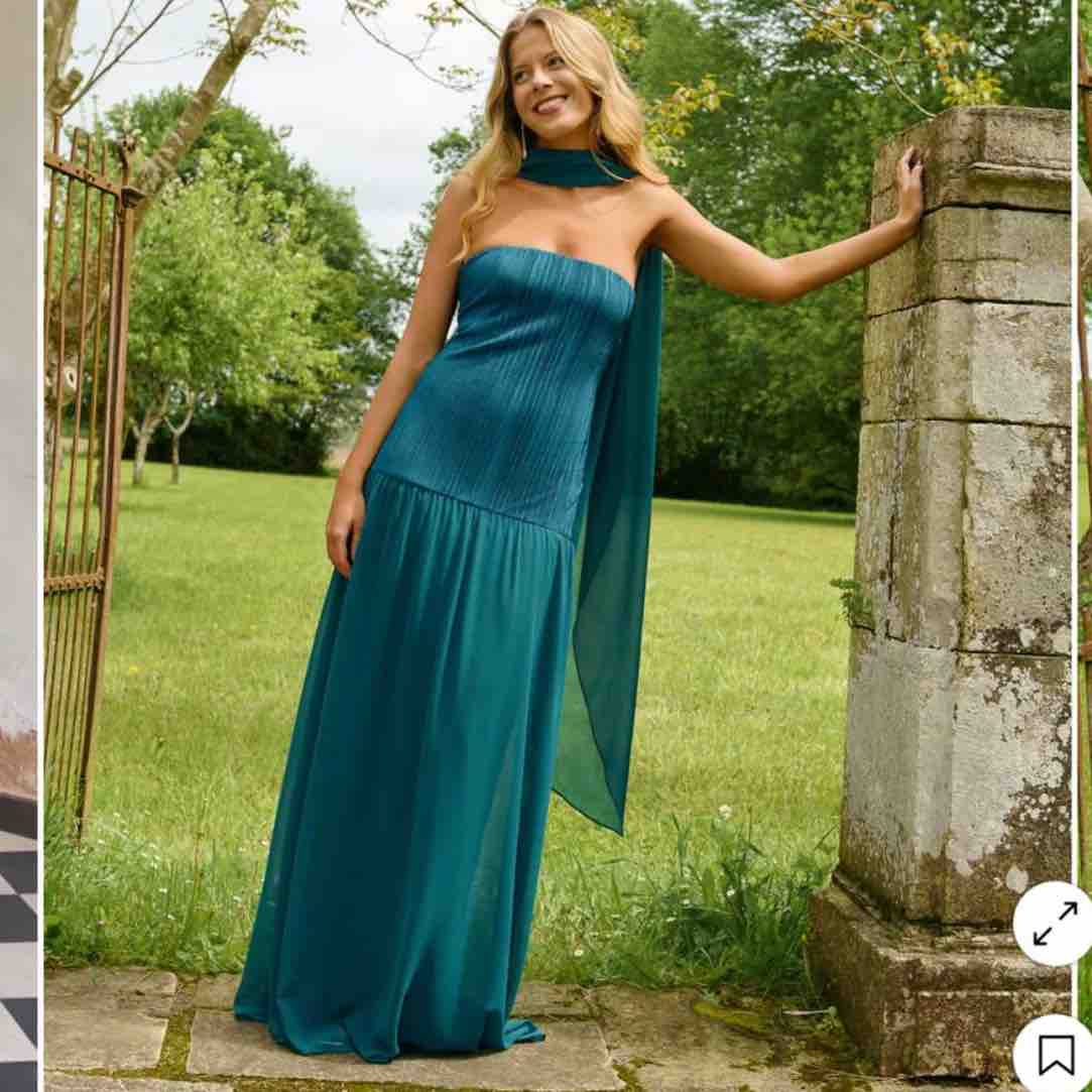 Alquiler Vestido de invitada+chal | Jointy