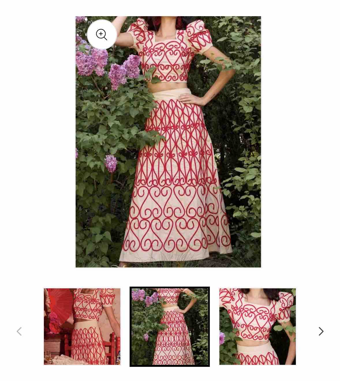 Alquiler Conjunto falda y top IQ | Jointy