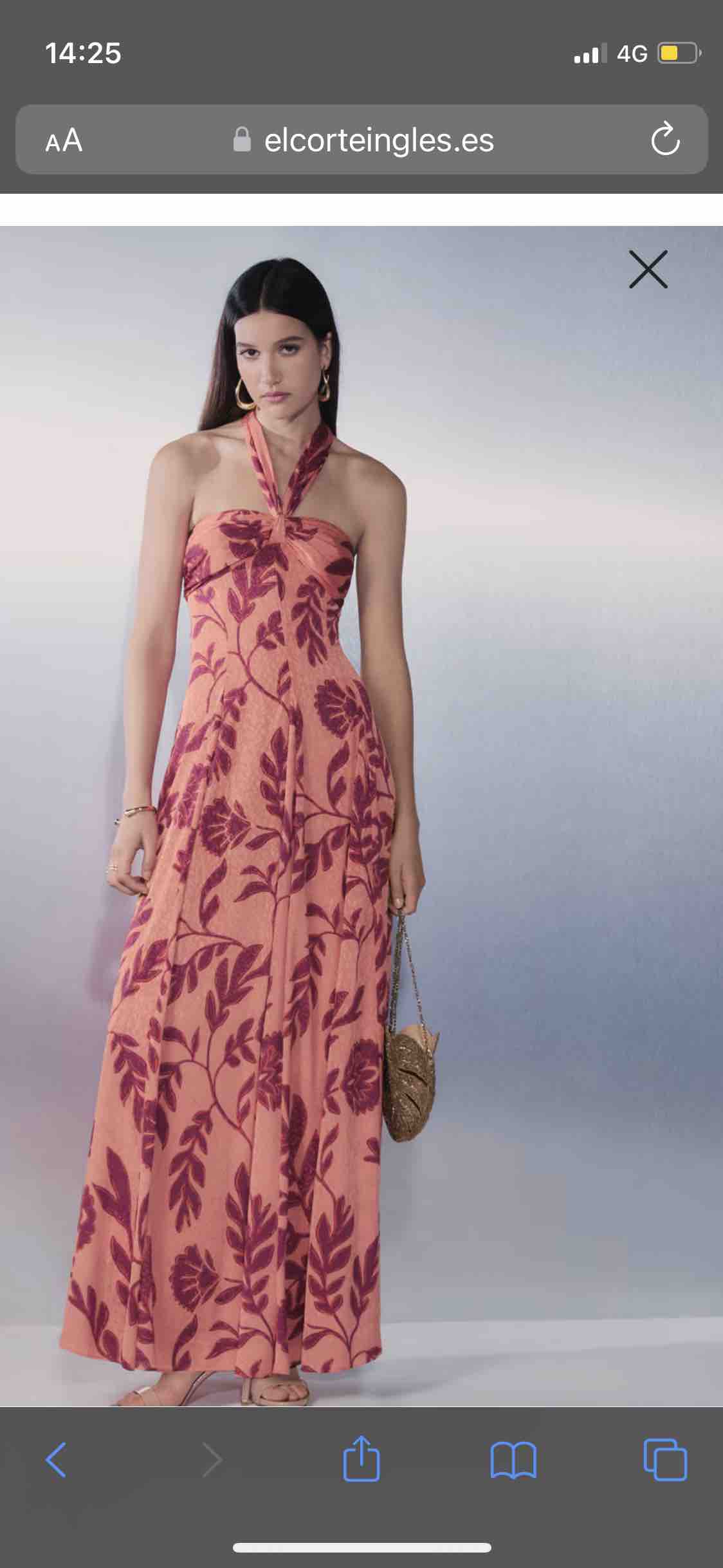 Alquiler Vestido largo estampado Tintoretto | Jointy