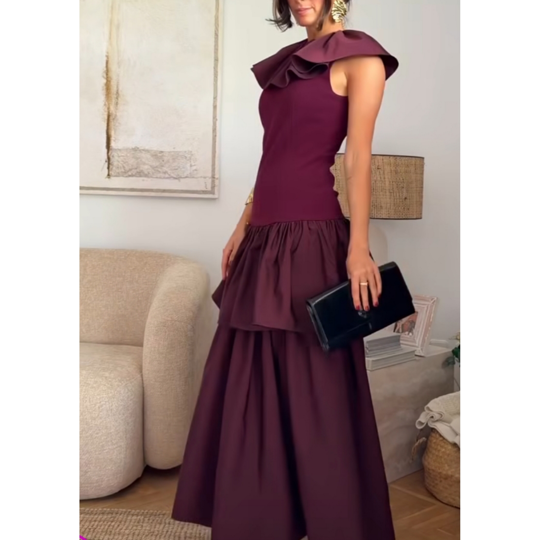 Alquiler vestido Coosy volantes budeos | Jointy