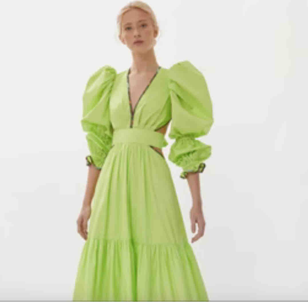 Alquiler Vestido iq verde lima | Jointy