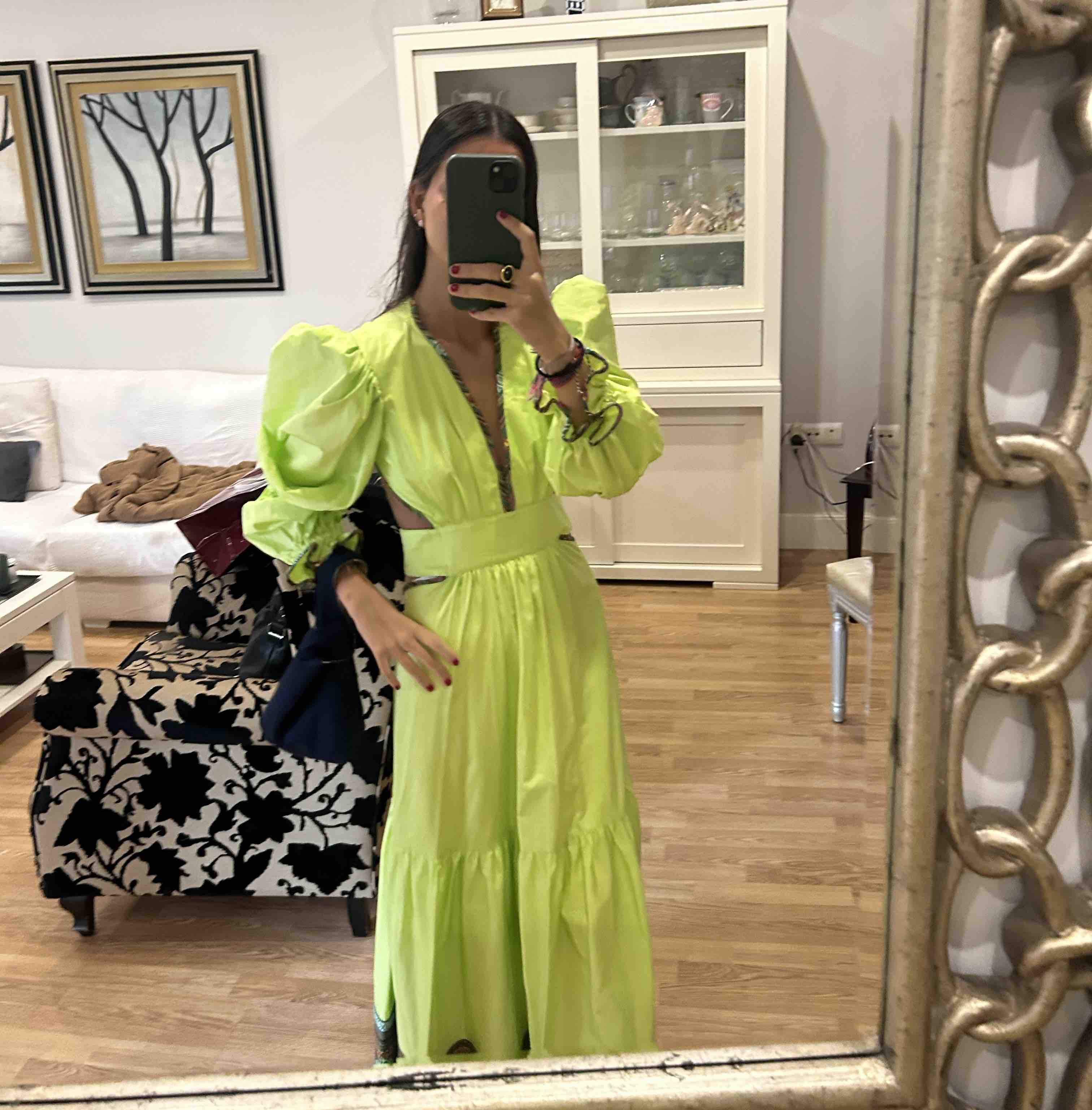 Alquiler Vestido iq verde lima | Jointy